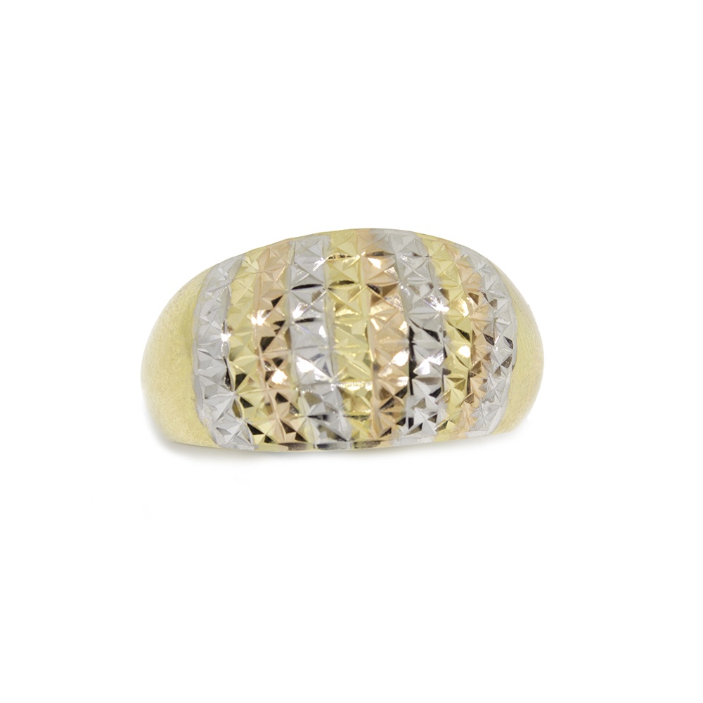 Anel Constela��o em Ouro 18 Kilates � 25260